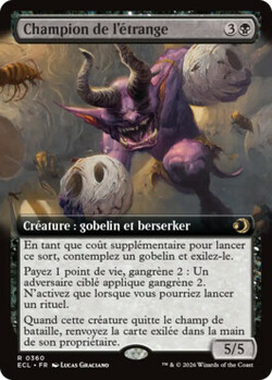 Champion de l’étrange