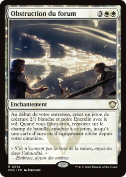 Obstruction du forum