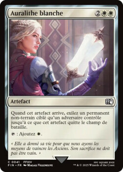 Auralithe blanche
