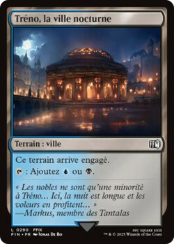 Tréno, la ville nocturne