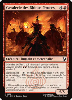 Cavalerie des Rhinos féroces