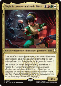 Toph, le premier maître du Métal