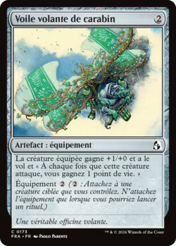 Voile volante de carabin
