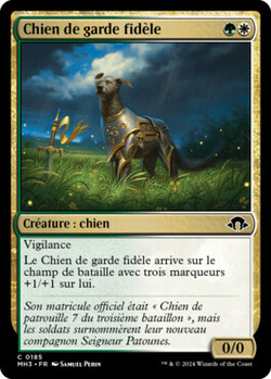 Chien de garde fidèle