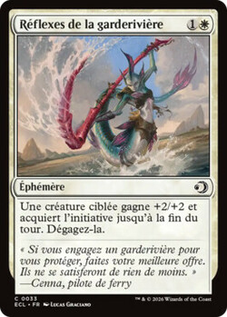 Réflexes de la garderivière