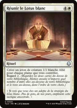 Réunir le Lotus blanc