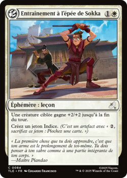 Entraînement à l'épée de Sokka