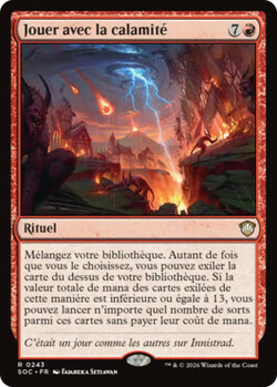 Jouer avec la calamité