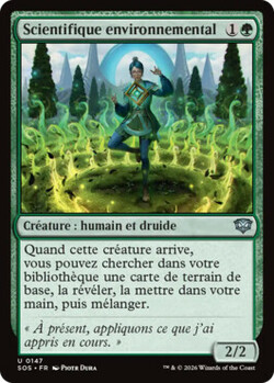 Scientifique environnemental