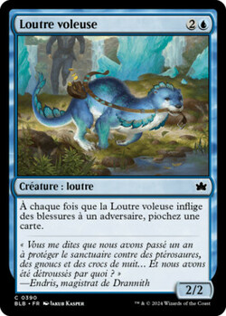 Loutre voleuse