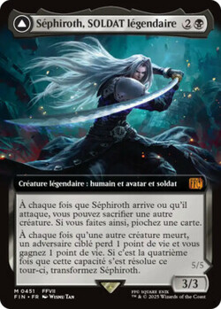 Séphiroth, SOLDAT légendaire