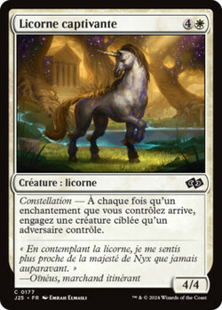 Licorne captivante