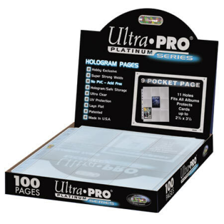 1 feuille Ultra-Pro Platinum 9 cartes