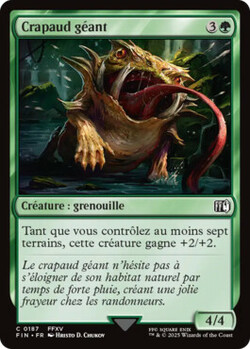 Crapaud géant