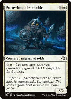 Porte-bouclier timide