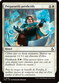 Préparatifs prédictifs