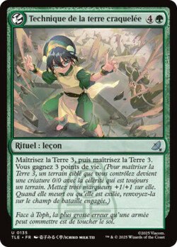 Technique de la terre craquelée