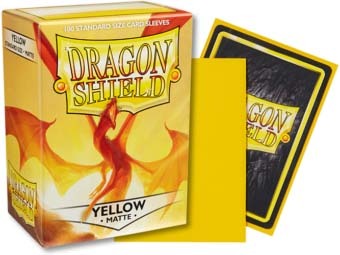 Dragon Shield -  Matte Yellow 100