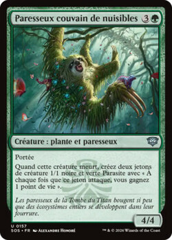 Paresseux couvain de nuisibles