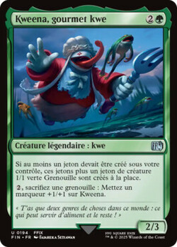 Kweena, gourmet kwe