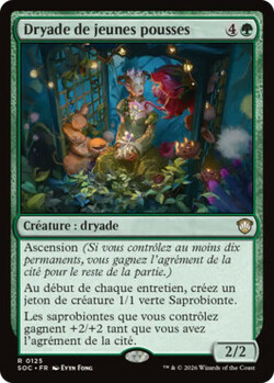Dryade de jeunes pousses