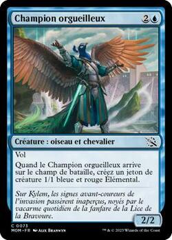 Champion orgueilleux