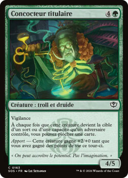 Concocteur titulaire