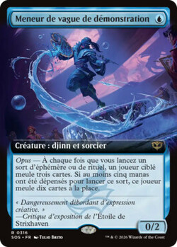 Meneur de vague de démonstration