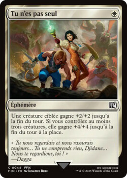 Tu n'es pas seul