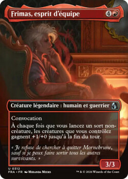 Frimas, esprit d'équipe
