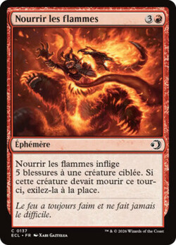 Nourrir les flammes