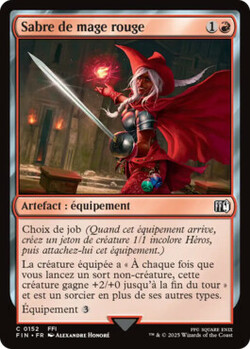 Sabre du mage rouge