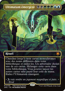 Ultimatum émergent