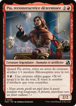Pia, reconstructrice déterminée