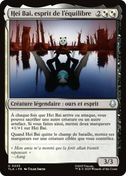 Hei Bai, esprit de l'équilibre