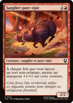 Sanglier-porc-épic
