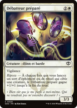 Débatteur préparé