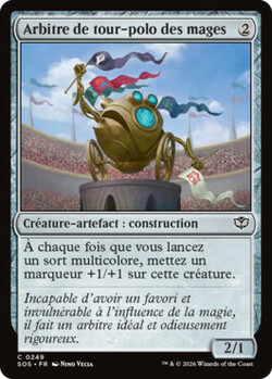 Arbitre de tour-polo des mages