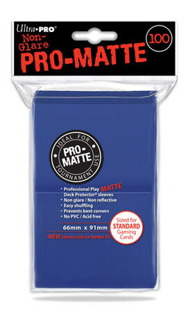 Ultra-Pro  Matte Blue -Nouveau format- x100