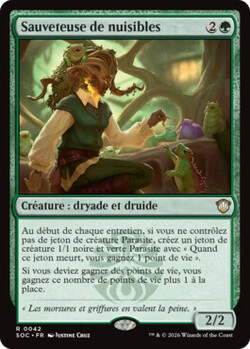 Sauveteuse de nuisibles