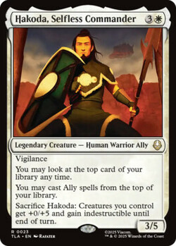 Hakoda, Selfless Commander