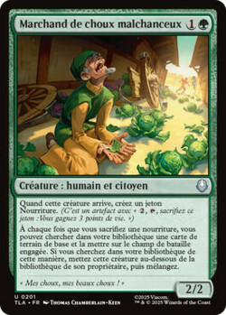 Marchand de choux malchanceux