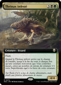 Thrinax infesté