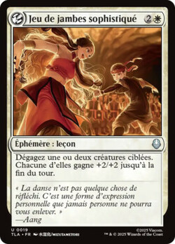 Jeu de jambes sophistiqué