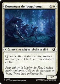 Déserteurs de Jeong Jeong