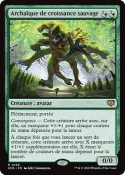 Archaïque de croissance sauvage