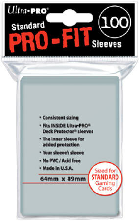 Ultra-Pro Standard Pro-Fit Sleeves x100