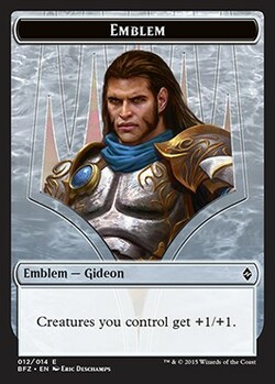 Emblem : Gideon, Ally of Zendikar