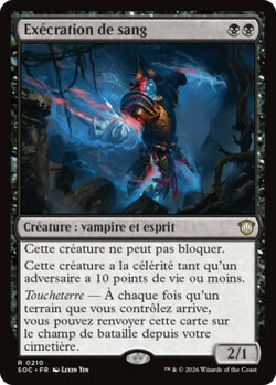 Exécration de sang