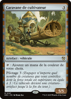 Caravane de cultivateur